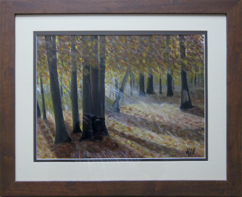 Late Fall Leaves - by artist, George Held