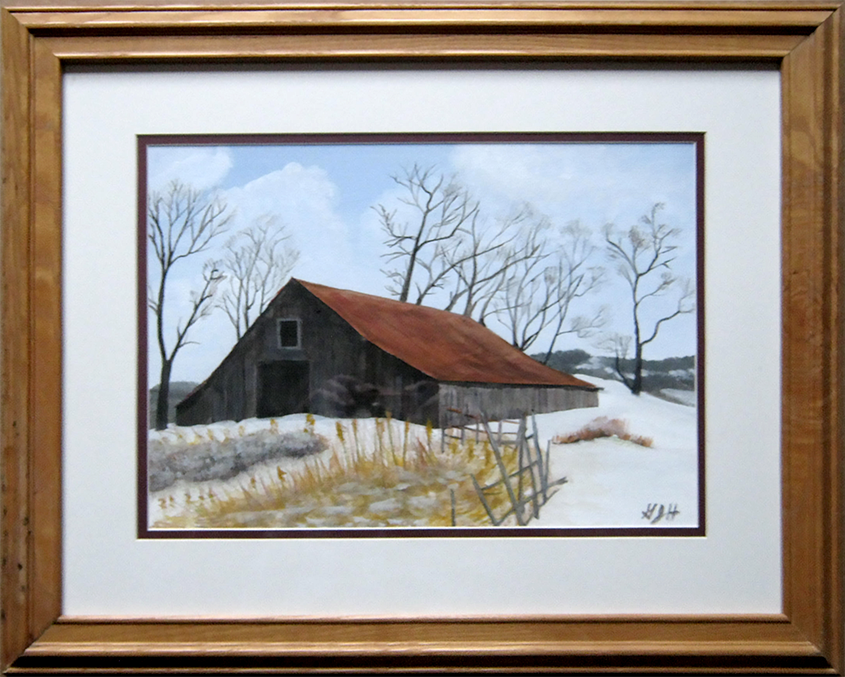 Bait House - painting by George Held of Warwick, NY