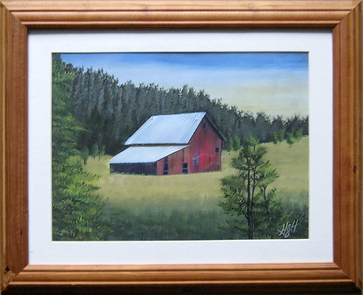 Bait House - painting by George Held of Warwick, NY